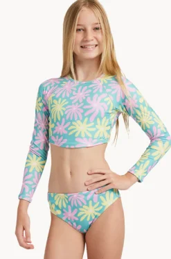 Girls Flower Lover Crop Suntop Set|Roxy Online
