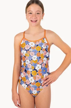 Girls Flower Power One Piece|Babes In The Shade Outlet