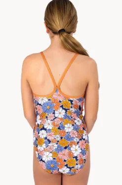 Girls Flower Power One Piece|Babes In The Shade Outlet