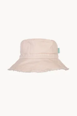 Girls Frayed Bucket Hat|Acorn Online