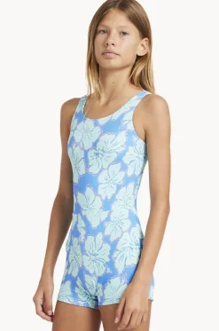 Girls Happy Hibiscus Retro One Piece|Billabong Clearance