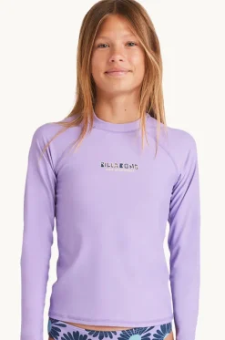 Girls Heat Wave Long Sleeve Suntop|Billabong Outlet