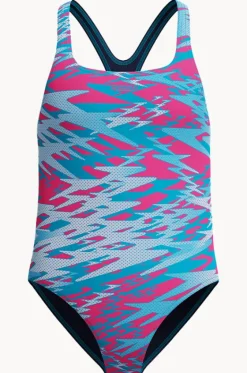 Girls Hyperboom Allover Medalist One Piece|Speedo Hot