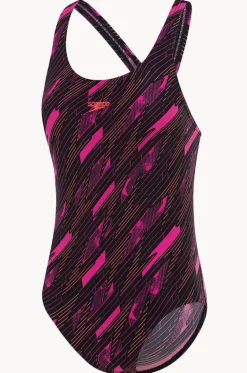 Girls Hyperboom Allover Medalist One Piece|Speedo Outlet