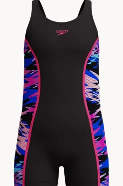 Girls Hyperboom Splice Legsuit|Speedo
