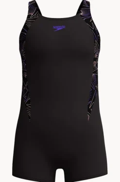 Girls Hyperboom Splice Legsuit|Speedo Hot