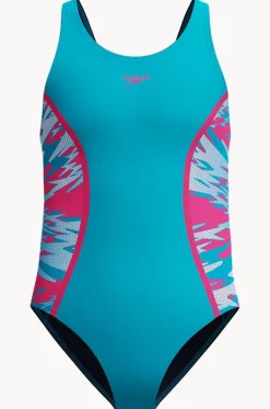 Girls Hyperboom Splice Muscleback One Piece|Speedo New