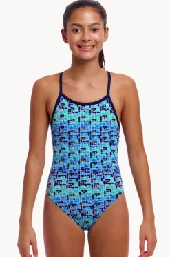 Girls Jack Stack Single Strap One Piece|Funkita