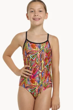 Girls Kona Sprintback One Piece|Zoggs Clearance