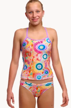 Girls Kulin Colour Tankini Set|Funkita