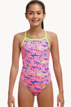 Girls Tie Me Tight One Piece|Funkita Outlet