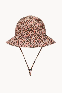Girls Leopard Ponytail Bucket Sunhat|Bedhead Best