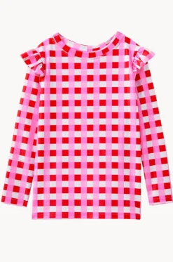 Girls Lollipop Check Suntop|Milky Outlet