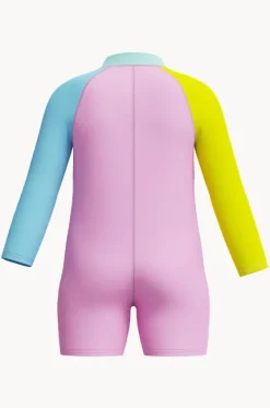Girls Long Sleeve Zip Sunsuit|Speedo Discount