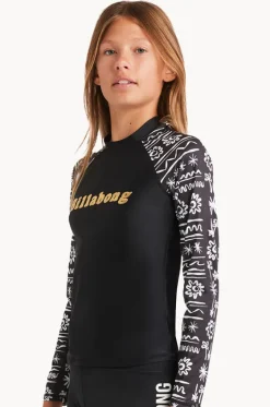 Girls Lost On You Long Sleeve Suntop|Billabong Outlet