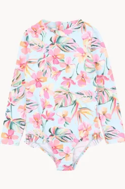 Girls Lou Long Sleeve Sunsuit|Minihaha Hot