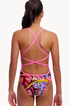 Girls Lover Flies Strapped In One Piece|Funkita Discount