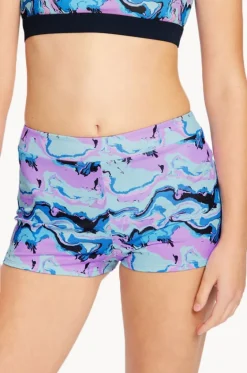 Girls Marble Performance Hi Waist Short|Modibodi