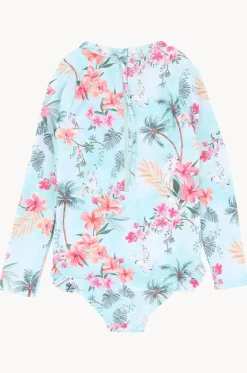 Girls Milana Long Sleeve Sunsuit|Minihaha Discount