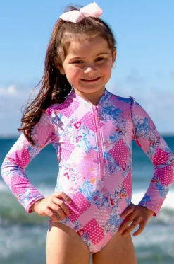 Girls Miss Dollhouse Long Sleeve Sunsuit|Salty Ink Best