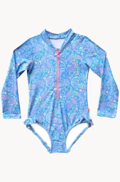 Girls Miss Mystical Long Sleeve Sunsuit|Salty Ink Clearance