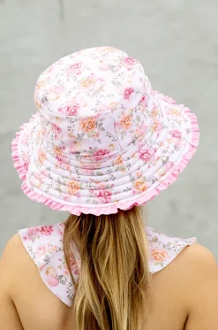 Girls Miss Rosie Reversible Sunhat|Salty Ink Clearance