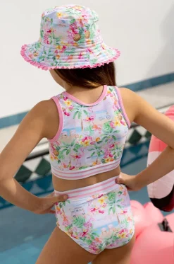 Girls Miss Vacay Crop Set|Salty Ink Clearance