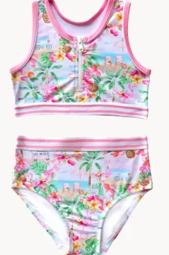 Girls Miss Vacay Crop Set|Salty Ink Clearance