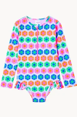 Girls Neon Fun Sunsuit|Milky Best