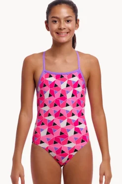 Girls Ninja Star Strapped In One Piece|Funkita Online