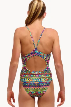 Girls Packed Up Diamond Back One Piece|Funkita Clearance