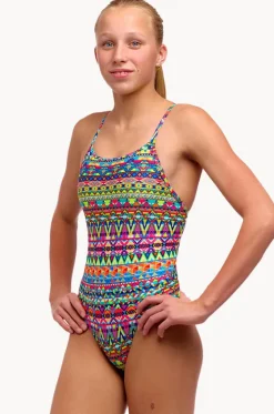 Girls Packed Up Diamond Back One Piece|Funkita Clearance