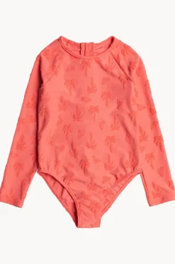 Girls Palm Tree Sunsuit|Roxy New