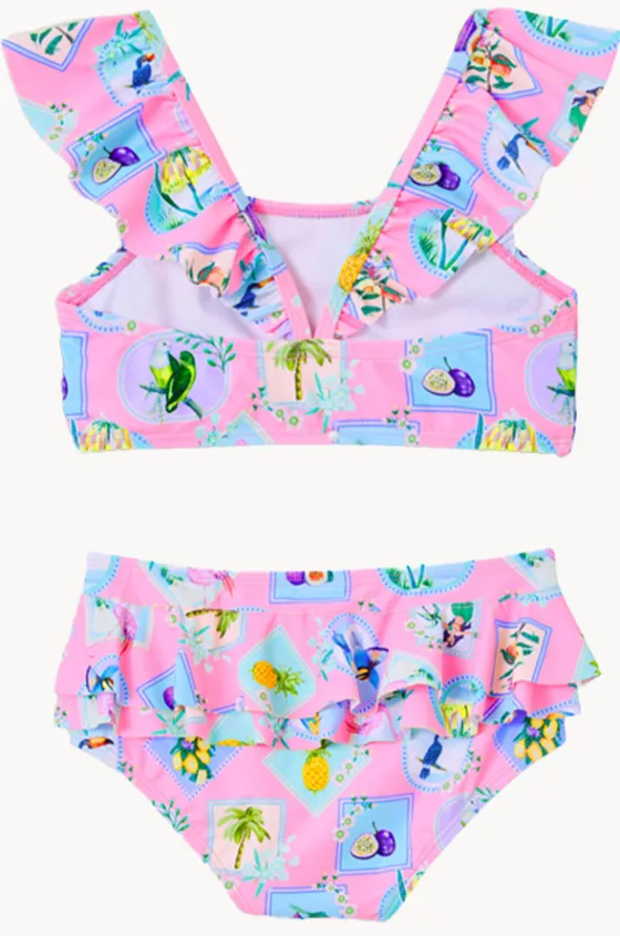 Girls Resort Crop Set|Milky