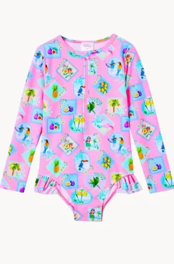 Girls Resort Sunsuit|Milky Best