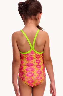 Girls Poison Pink One Piece|Funkita Outlet