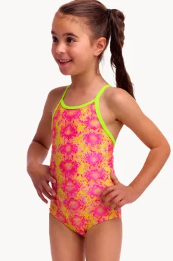 Girls Poison Pink One Piece|Funkita Outlet