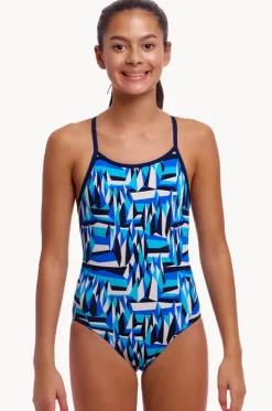 Girls Polar Caps Diamond Back One Piece|Funkita Online