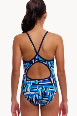 Girls Polar Caps Diamond Back One Piece|Funkita Online