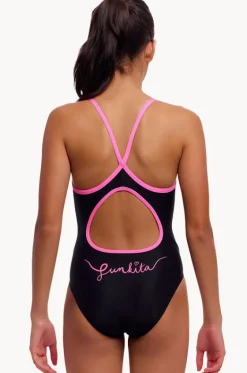 Girls Power Shift Diamond Back One Piece|Funkita Discount