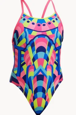 Girls Princess Pageant Diamond Back One Piece|Funkita Hot
