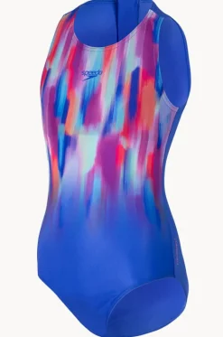 Girls Printed Hydrasuit One Piece|Speedo