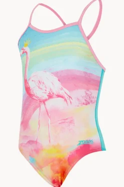 Girls Queeningo Cross Back One Piece|Zoggs Best
