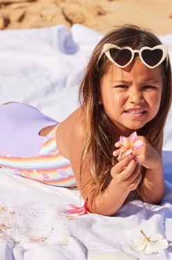 Girls Bay Stripe One Piece|Roxy Online