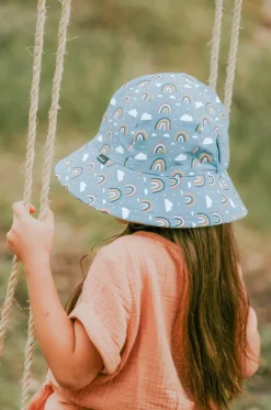 Girls Rainbow Ponytail Bucket Hat|Bedhead Hot