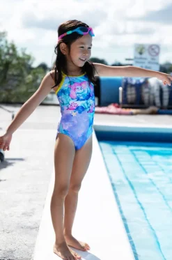 Girls Seal Tex Back One Piece|Zoggs