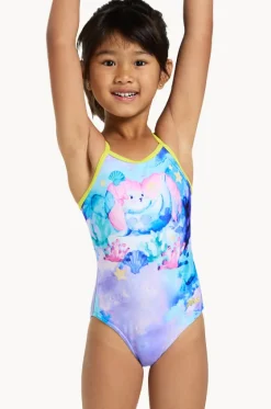 Girls Seal Tex Back One Piece|Zoggs