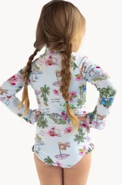 Girls Secret Vacay Sunsuit|Seafolly Girls Discount