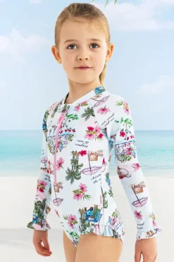 Girls Secret Vacay Sunsuit|Seafolly Girls Discount
