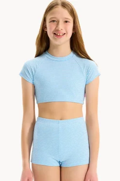 Girls Seersucker Stripe Suntop Set|Seafolly Girls New